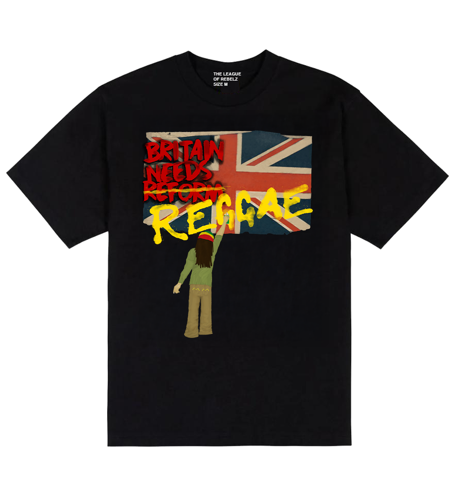 REGGAE TEE (BLACK)