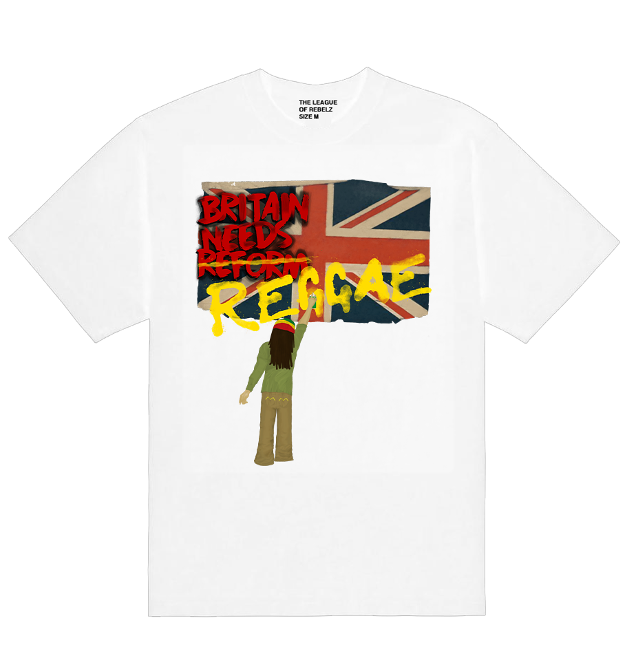 REGGAE TEE (WHITE)